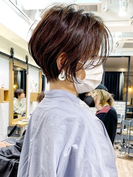 アヴァロン(AVALON) 絶壁解消/ひし形/前下がり/大人ショートボブ/30代/40代★猪狩★