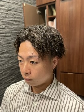 プレミアムバーバー 赤坂店(PREMIUM BARBER produce by HIRO GINZA) ピンツイストパーマ【ヒロ銀座】赤坂/バーバー/パーマ
