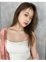 韓国風　ロングフェイスレイヤー