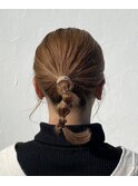 簡単ヘアアレンジ