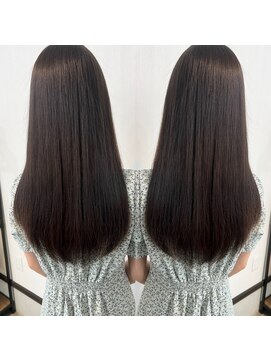 アンドヘアー(AND HAIR) ツヤストレート　ダークアッシュ