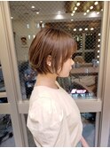 浦和ショートヘアショートカット白髪ぼかし白髪染めボブ40代50代