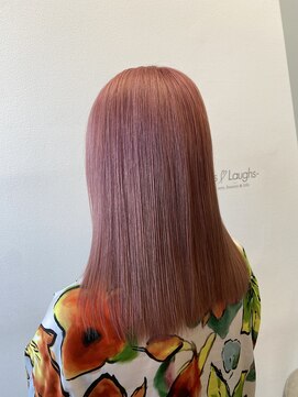ザ ラブズ ラフズ ヘアー 本店(the loves laughs hair) ペールピンク