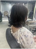 ミディアムヘアのゆるふわパーマ　美由紀#八王子