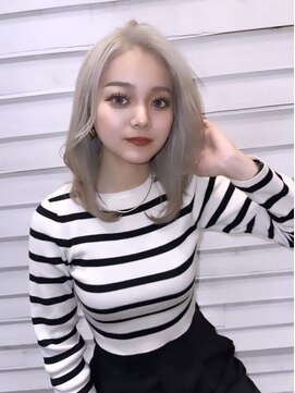 モアナ バイ ヘッドライト 沖縄東崎店(Moana by HEADLIGHT) Moana【東崎】#ホワイトベージュ#ケアブリーチ#ハイトーン