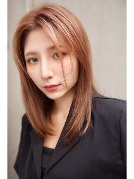 クレドガーデン 柏(CRED GARDEN) 髪質改善大人可愛いストレートロング艶バイオレット20代30代40代