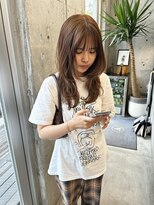 ネアー 新潟(NEER)&nbsp;ベージュカラー◯ブリーチ無しカラー◯レイヤーカット◯