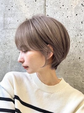 ガーデンヨコハマ(GARDEN YOKOHAMA) ショート　ショートボブ　小顔カット　小顔ヘア　丸みショート