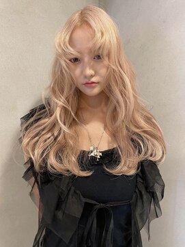 ペレ 梅田(PELE) 前髪/アンブレラカラー/こなれミディ/イメチェン/ウェーブパーマ