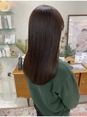 *艶髪*質感再整カラーでまとまる大人可愛い艶ブラウンカラー