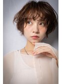 乾かすだけ抜け感フェザーショートマッシュパーマw越谷20代30代