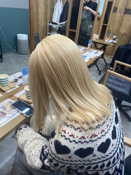 アフターニュース 新潟(afternews) ミルクティーベージュ/ダブルカラー/ケアブリーチ/髪質改善/駅南