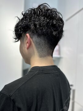 ロンドアンメゾン 原宿(Lond un Maison.) スペインカールスパイキーショートブルーブラックメンズ