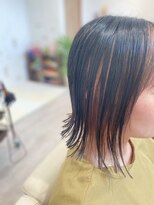 ラネーシェ(la.neche)&nbsp;切りっぱなしボブ×逆アンブレラカラー