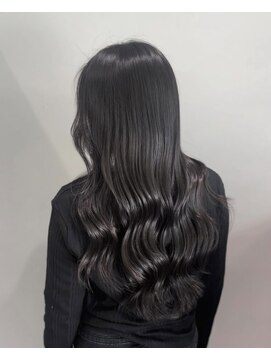 ノー バイ イオエ 西梅田(no. by ioe) ブリーチなしカラー/髪質改善/ミルクティーベージュ/小顔ヘア