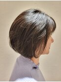 30代40代50代60代×前下がりディスコネクションボブ