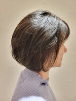 松本平太郎美容室 国立店&nbsp;30代40代50代60代×前下がりディスコネクションボブ