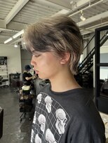 ヴィオラカラー(VIOLLA COLOR) センターパート/デザインカラー men's short × design color