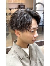 【2wayパーマ】[大阪/梅田/メンズ/メンズパーマ/ニュアンスパーマ/マッシュ/フェザーパーマ/韓国ヘア]