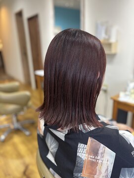 ジャガラ 津田沼店(JAGARA) 切りっぱなし×レッドブラウン