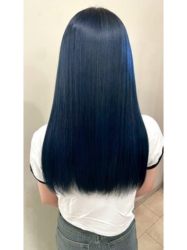 ヘアーメイク グレース 本店(HAIR MAKE GRACE) ネイビーカラー