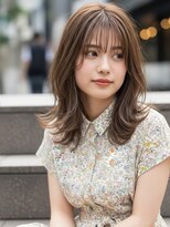 コトナ 越谷店&nbsp;セミロング30代40代ストレートレイヤー前髪なし前髪あり越谷