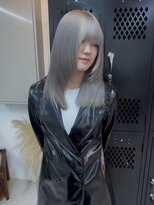 イエナ 渋谷(IENA)&nbsp;ダークアッシュラベンダーグレーミディアムレイヤー