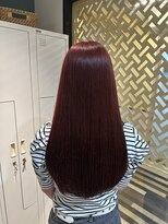 サラジュ 梅田店(SARAJU)&nbsp;saraju イシヅ　チェリーレッド☆ケアブリーチ
