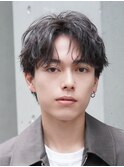 原宿メンズパーマルーズパーマシャドウパーマッシュウルフゆるめ