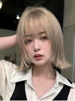 ロッソ 大橋店(Rosso)&nbsp;ミルクティーの外ハネボブ【大橋】