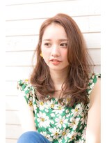 【GARDEN】無造作リラックスパーマ×かきあげバング