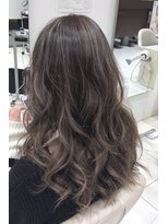 ケンジ 平塚 アネッタ(KENJE annetta)&nbsp;ダークネイビーアッシュ★外国人風ハイライト