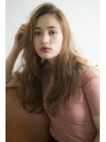 ミエル ヘア 新宿(miel hair)&nbsp;【mielhair新宿】大人ルーズなかき上げロング