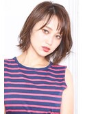 外ハネパーマ