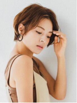 ヘアアンドスパ モーブ 世田谷(hair&SPA Mauve) 大人3Dカラー  丸みショート