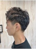 メンズショートパーマ