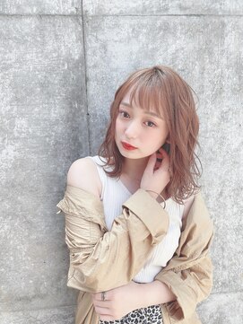 ブルーダー(Bruder) ロブ　ミディアム  ロングボブ　鎖骨レングス　セミロング