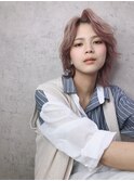 ペールカラー×ウルフショート
