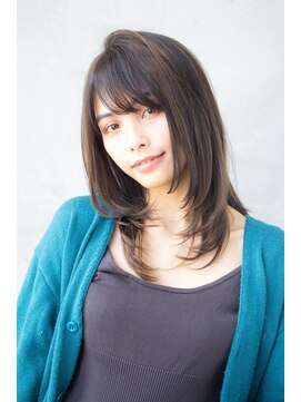 オースティン 門前仲町(AUSTIN) 前髪かき上げイメチェンイヤリングカラーラベンダーカラーくびれ