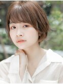 【ROMA銀座】大人かわいい/ひし形/小顔/ふんわりショートボブ