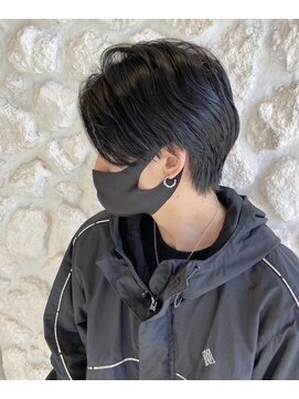 モアナ バイ ヘッドライト 沖縄豊見城店(Moana by HEADLIGHT) Moana【豊見城】#センターパート#ハンサムショート#メンズカット