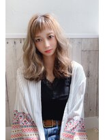 ヘアー メイク ネイル グラム ザ ビューティー(HAIR MAKE NAIL GLAM THE BEAUTY) セミロング