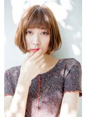 耳かけシルエットが優しいミニボブ[恵比寿駅/髪質改善]