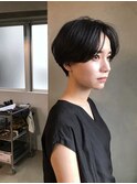 マッシュショート/ショートボブ/縮毛矯正/髪質改善［南青山］