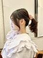 アグ ヘアー ウェリナ 大日イオン前店(Agu hair welina) 【顔まわりカット】結んだ時にも可愛くします♪
