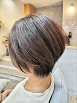 ヘアサロン アンフェール(Hair Salon Amfaire) 小林/ナチュラル丸みショート/20代30代40代