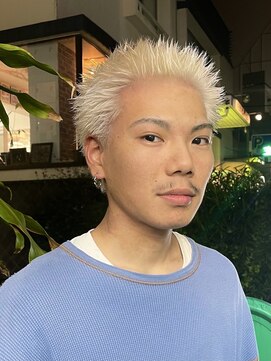 ガズル ハラジュク(GUZZLE HARAJUKU) 1ブリーチハイトーンスパイキーショートメンズ流行