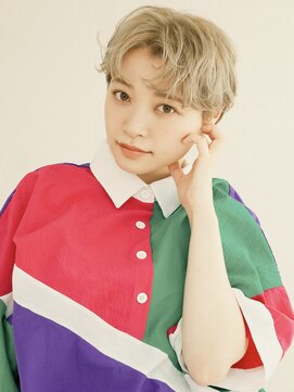 オンク 新宿(onk) 黒髪/グレーベージュ/レイヤーロング/前髪パーマ[新宿駅]