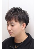 20代30代40代メンズ刈り上げマッシュ爽やかビジネスマン