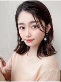 大人可愛いイメチェン似合わせびれヘア/ショコラアッシュ/新宿